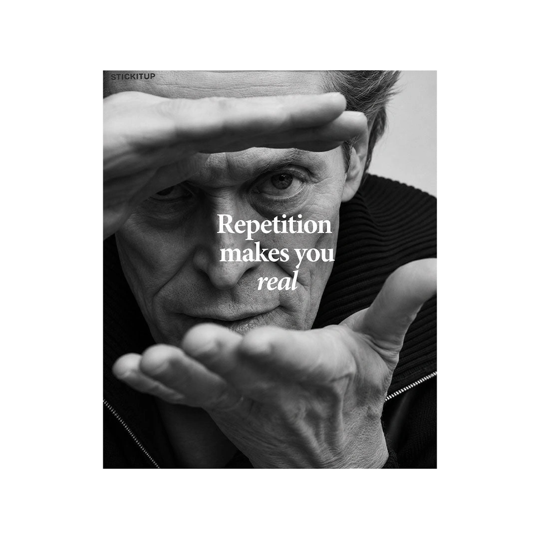 Repetition Makes You Real Sticker